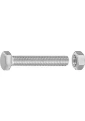 BOULON TETE HEXA M5x30      8pcs ZI