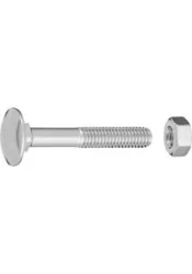 BOULON TRCC/COMMERCE M6x40  8pcs ZI