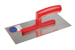 Plâtresse INOX, extra légère, manche PVC - 280 x 130 mm