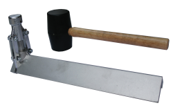 Fixateur angulaire + marteau en caoutchouc CLINCH-ON 285 mm