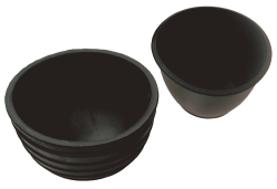 Bol à plâtre petit modèle - 127 x 95 mm - caoutchouc