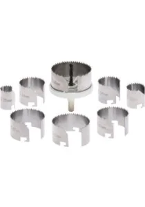 SET 8 SCIES TREPAN 25-68 H30  ROUGE