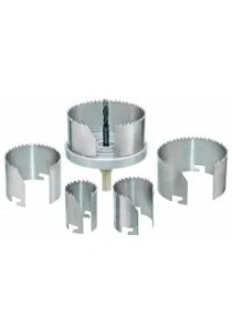 SET 5 SCIES TREPAN 29-75 H35  ROUGE