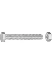 BOULON TETE HEXA M8x60      4pcs ZI