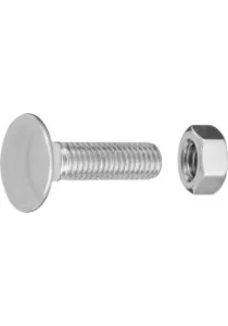 BOULON TRCC/COMMERCE M8x30  6pcs ZI