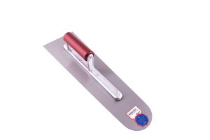 Plâtresse à chape 400 x 110/80 x 1,1 mm bout arrondi - acier