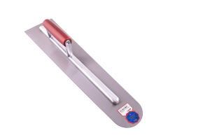 Plâtresse à chape 500 x 110/80 x 1,1 mm bout arrondi support extra long - acier