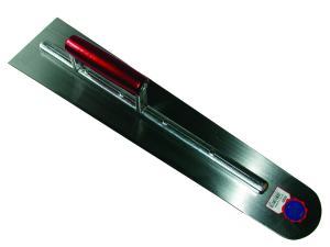 Plâtresse à chape 600 x 115/80 x 1,1 mm bout arrondi support extra long - acier