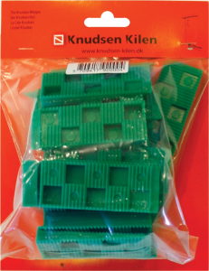 Cales biseauté 10 x 30 x 80 mm - par 30 pcs - vert