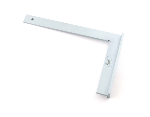 Equerre de maçon avec talon, zinguée - 300 x 180 mm
