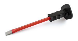 Burin de maçon 350 x 16 mm avec poignée de sécurité