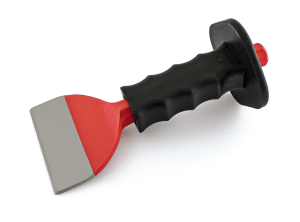 Burin à brique avec poignée de sécurité 230 x 80 mm