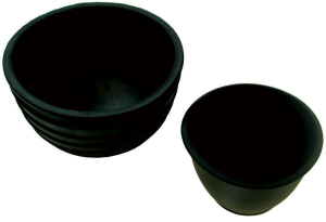 Bol à plâtre grand modèle - 160 x 100 mm - caoutchouc