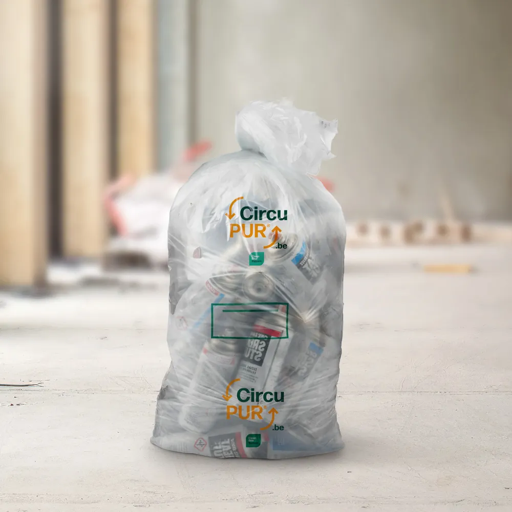 Un sac Circupur rempli, prêt à ramener